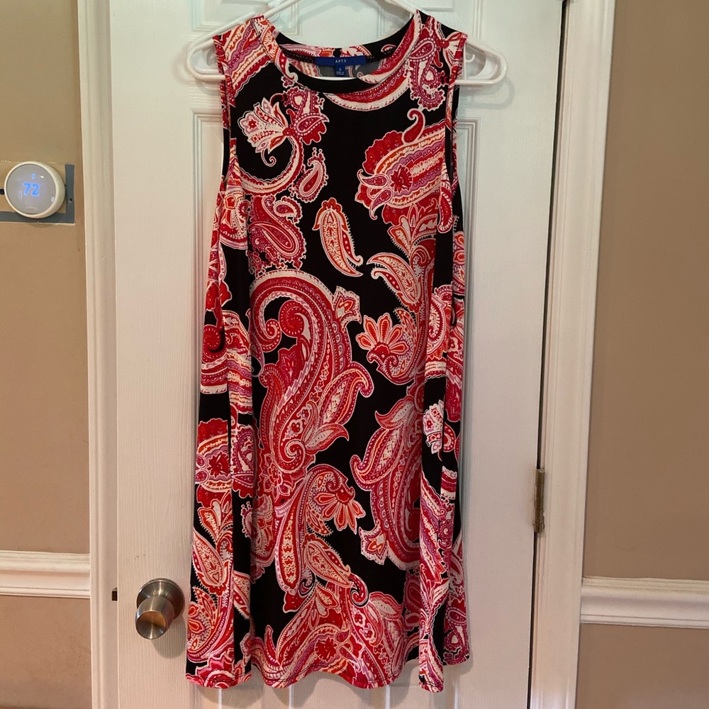 Apt 9 Red and Black Dress size small